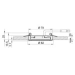 ELEKTRA LED LD8001 78 spot / 220V