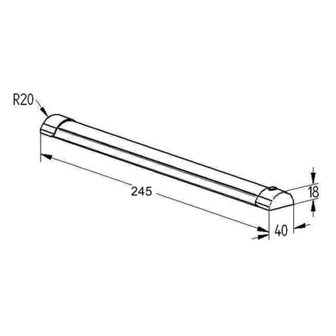 LED 240 losse armatuur