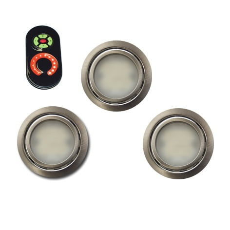 P-LED 89 set 3 x 2,5 Watt
incl. dimmer / afstandsbediening