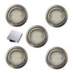 P-LED 89 set 5 x 1,2 Watt
Incl. centraalschakelaar