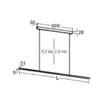 LED pendelarmatuur LED 150