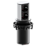 Elevator verzinkbare contactdoos2-voudig met penaarde (B*)