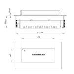 Verzinkbare contactdoos EVOline BackFlip