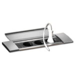 Power Frame inbouw contactdoos 3-voudig met randaarde