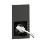 Inbouwcontactdoos VERSAHIT 1-voudig met randaarde