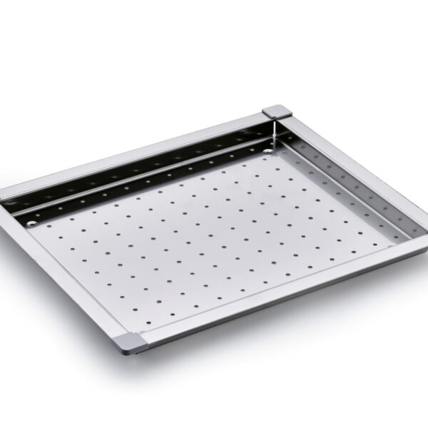 Afdruppeltablet., groot, roestvrij staal