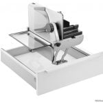 ritter universele snijmachine AES 62-H, Universele snijmachines, zilvermetallic, snijproduct rechts begeleid