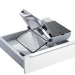 ritter universele snijmachine Type AES 62, Universele snijmachines, zilvermetallic, snijproduct rechts begeleid