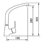 CUCINA S12 Elegance keukenkraan