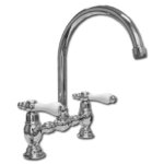 Keukenkraan 2 greeps CUCINA Praga nr. F7509P CR