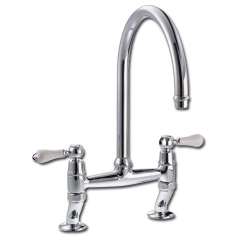 Keukenkraan 2 greeps ABODE LudlowcAT1029