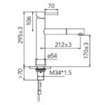 CARESSI keukenmengkraan