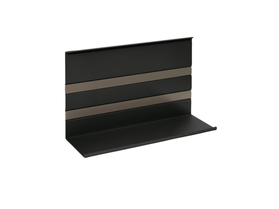 Linero MosaiQ Universeel legbord 2, Relingsysteem, zwart mat | Bestel