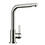 Portare 1. Keukenkraan. Roestvrij staalkleurig.