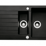 Angola 150, Inbouw-spoelunit, Kleur Graniet Nero