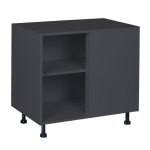 Hoekkast, kleur antracietgrijs, H782mm, Keukenkasten zonder front,