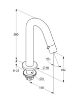Kludi Fonteinkraan, Koudwatertap-fonteinkraan, Chroom - Afbeelding 2