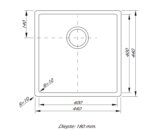 Spoelbak Lorreine, Royal series 40-SP, Gold, Inclusief Superplugset - Afbeelding 2