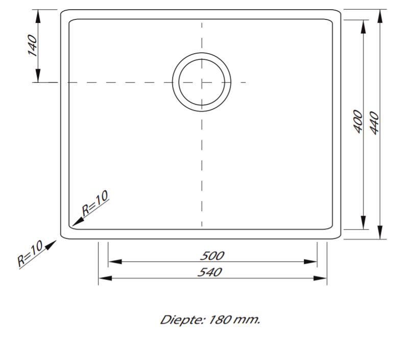 2021-10-15 (7) Spoelbak Lorreine, Royal series 50-SP, Koper, Inclusief Superplugset - Afbeelding 2