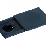 Evoline Square 80 1ST - Met USB lader Schulte, RVS-look