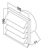 K-Jal 100 Buitenjaloezie, wit