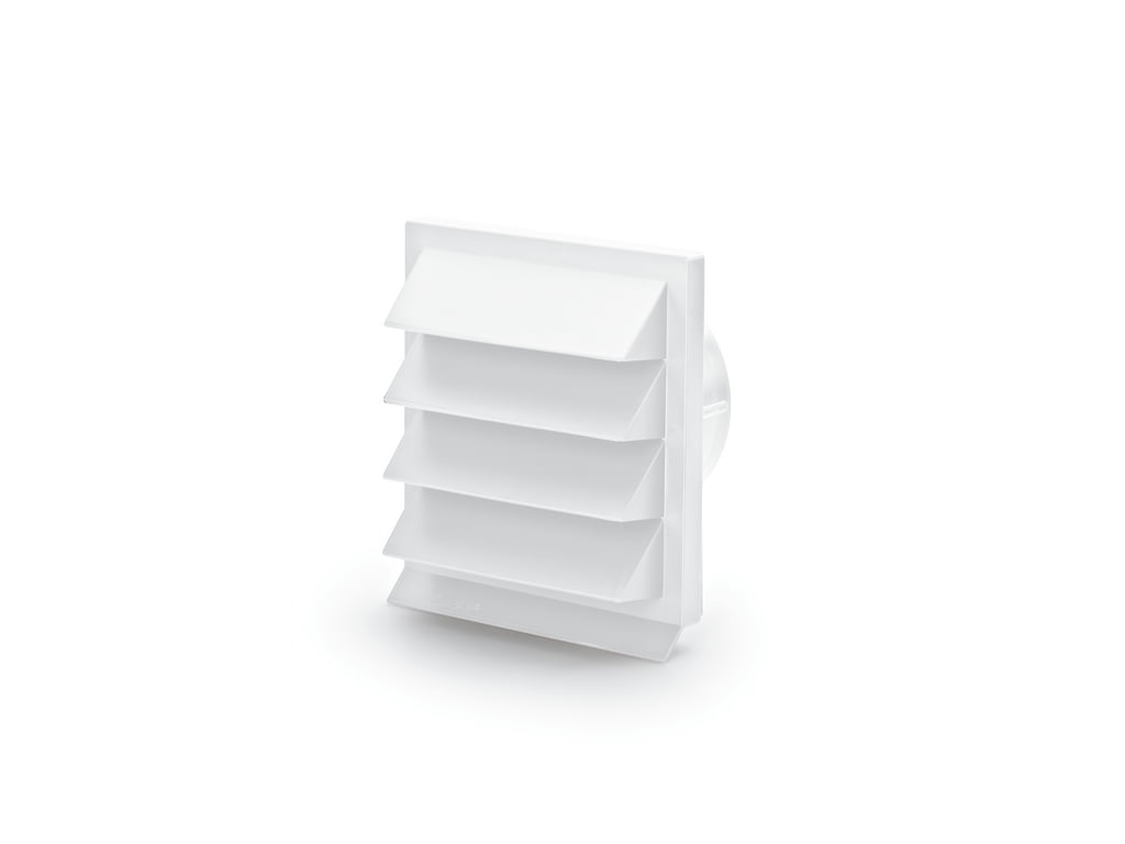 Compair FLow 125 K-Jal 125 Buitenrooster, wit K-Jal 125 Buitenrooster, wit, COMPAIR® Flow 125
