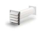 Klima-E 125 gevelrooster roestvrij staal, COMPAIRÂ® Flow 125