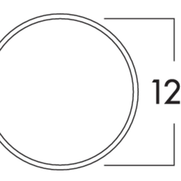 Klima-E 125 muurdoorvoerunit, Muurdoorvoerunit., wit/roestvrij staal