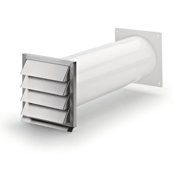 Klima-E muurdoorvoer, roestvrij staal, COMPAIRÂ® Flow 150