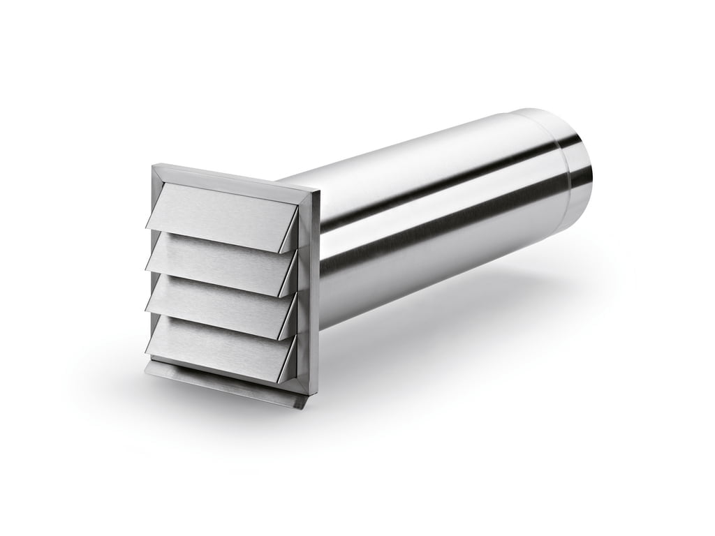 E-Klima-E 150 muurdoorvoerunit, Muurdoorvoerunit E-Klima-E 150 muurdoorvoerunit, roestvrij staal, COMPAIR® Flow 150