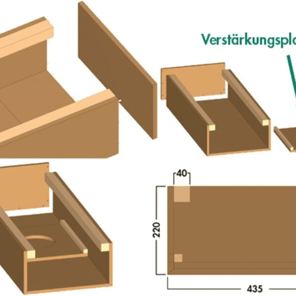 COMPAIRï½¨ Luchtafvoerbekleding eilandoplossing, Luchtafvoertoebehoren., U-vorm
