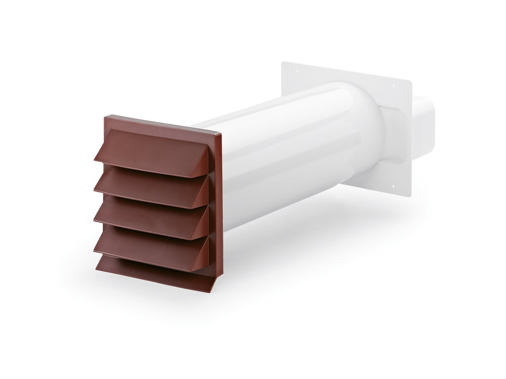 K-Klima-R muurdoorvoerunit, baksteenrood, COMPAIRÂ® Flow 150