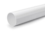 R-125 ronde buis, Luchtafvoer, wit, COMPAIR® Flow 125