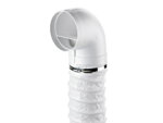 R-URX Bochtstuk 90ÃÂ°, flexibele slang, L 500 mm, COMPAIRÂ® Flow 125