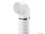 R-URX Omkeerstuk 90 met flexibele slang L 1000 mm COMPAIRÂ® Flow 150