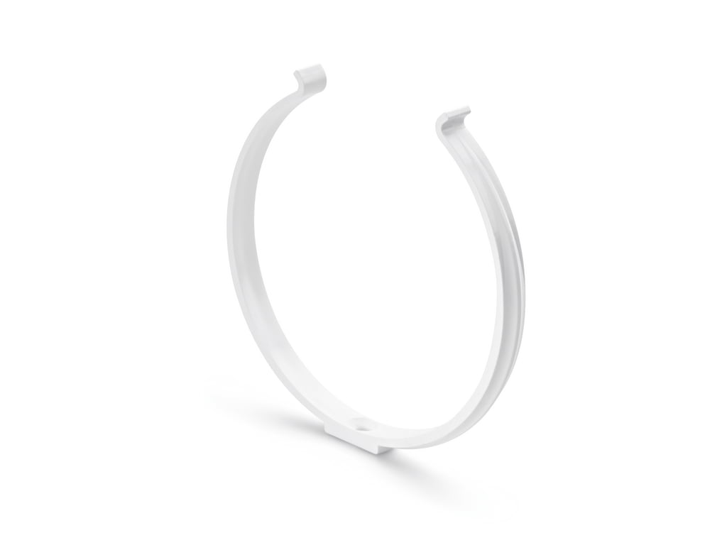 Ronde buishouder 150, Luchtafvoertoebehoren, wit,150 a mm