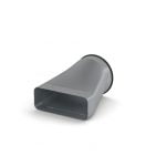 SF-EST Verloopstuk plat naar rond COMPAIRÂ® Steel Flow 150