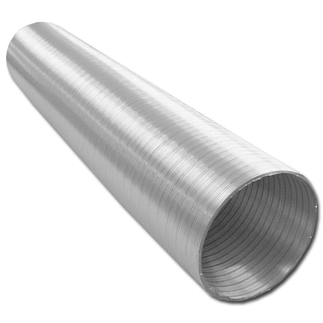 Luchtafvoerslang, aluminium Diameter 127mm / Lengte 3mtr