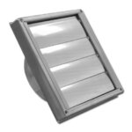 Uitblaasrooster, lamellen RVS