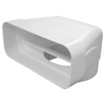 Luchtafvoer, plat, overgangsstuk HR+ 220x90mm
