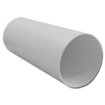 Luchtafvoer, rond 150mm , buis HR+