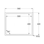 CARESSI CA50R6R0 spoelbak
