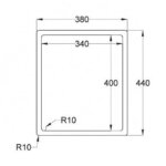 CARESSI CAPP34R10 spoelbak