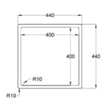 CARESSI CAPP40R10 spoelbak