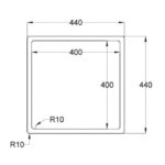 CARESSI CA40R10 spoelbak