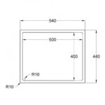 CARESSI CA50R10 spoelbak
