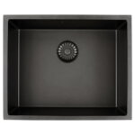 70-8213 CARESSI CAGRPP50BK-TU Black Line spoelbak