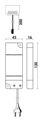 LED Converter 12., grijs