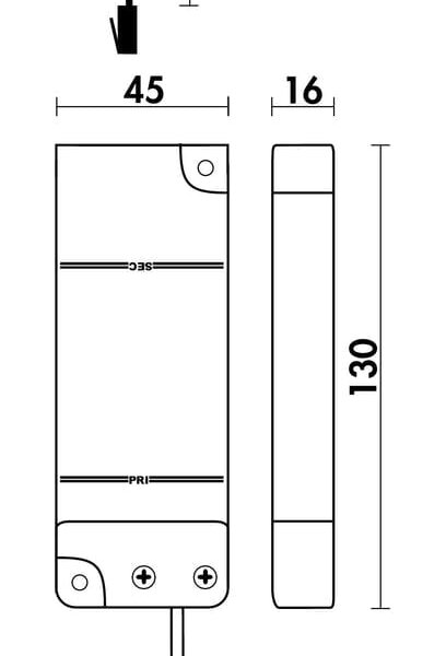 LED Converter 12., grijs