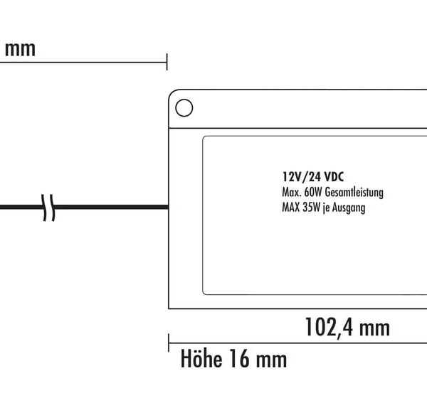 Flipｨ LED Touch-schakelaar met dimmer., wit